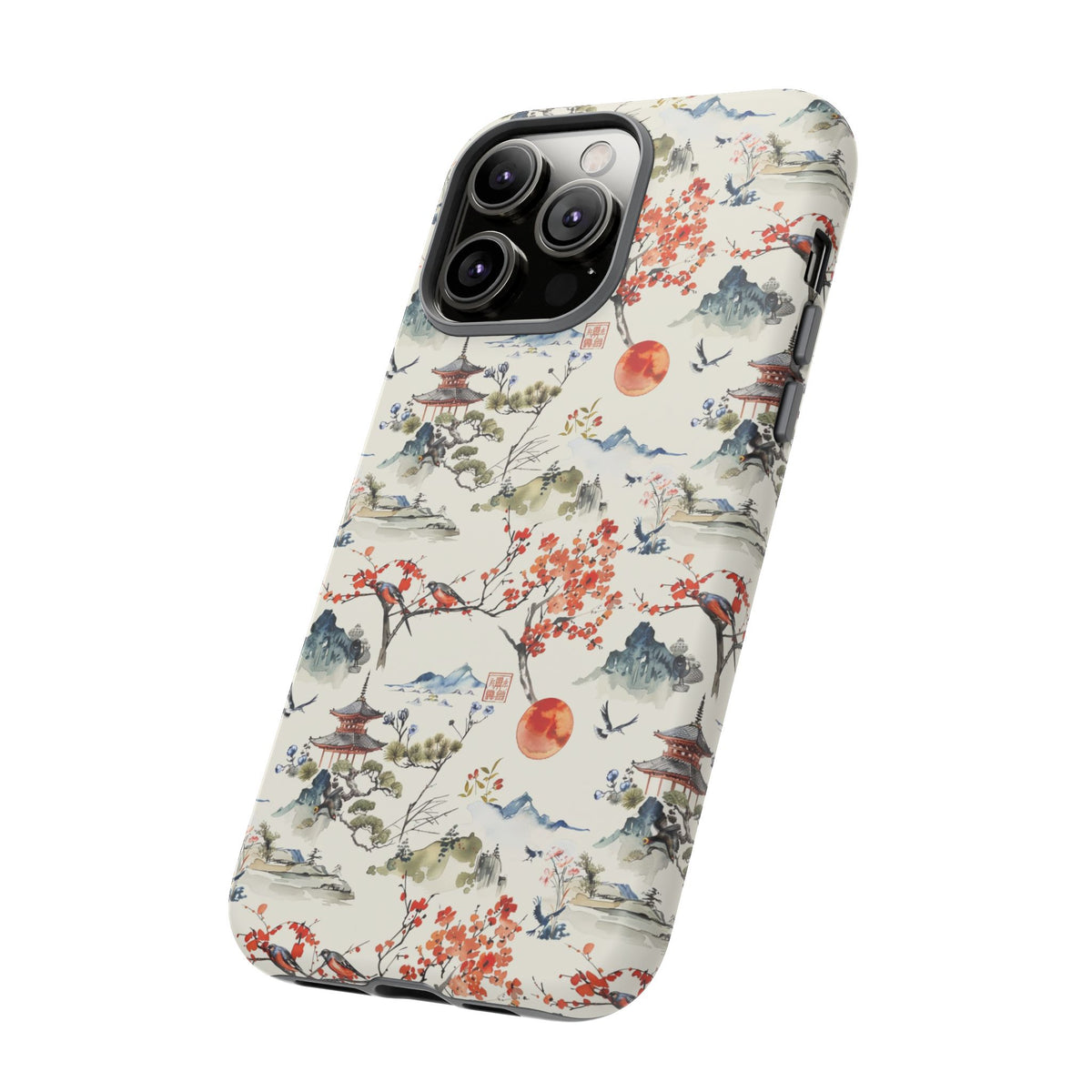 Japanese Pattern Phone Case – Elegant & Timeless Design for Your Phone 120