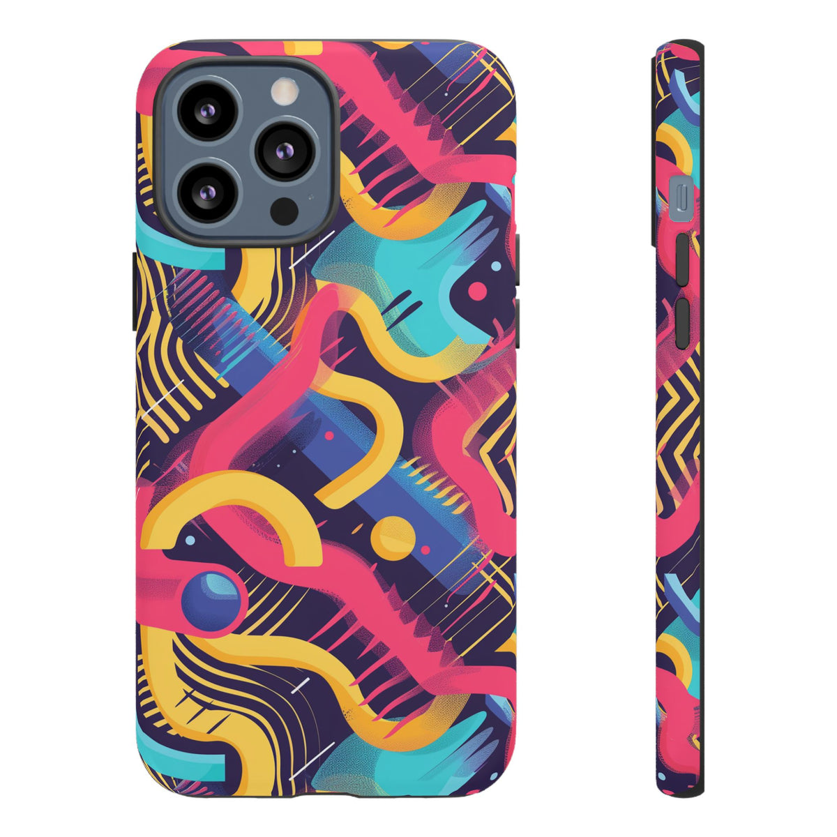 Retro 80s Seamless Phone Case – Vintage Style Meets Modern Protection 2