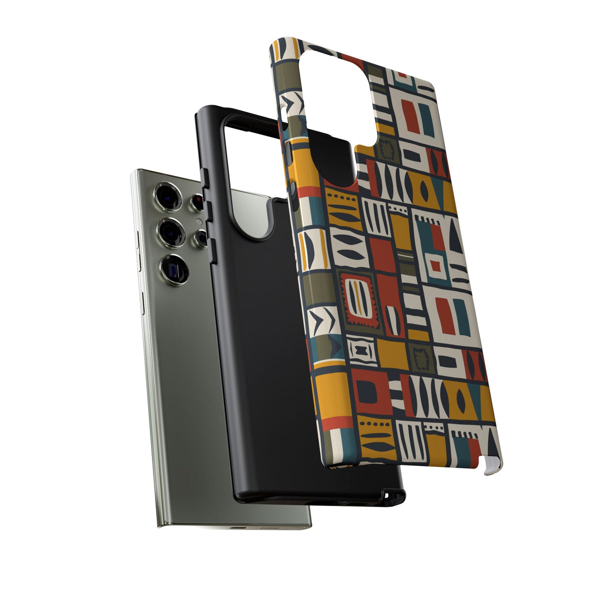 Stylish African Pattern Phone Case – Unique and Vibrant Protection 013