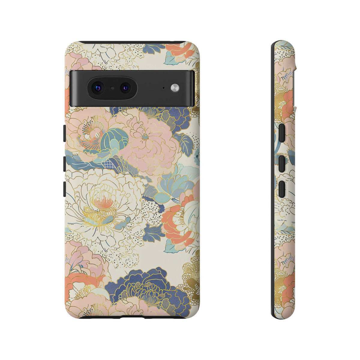 Japanese Blossom Asian Floral Design Phone Case – Elegant Floral Phone Cover 4