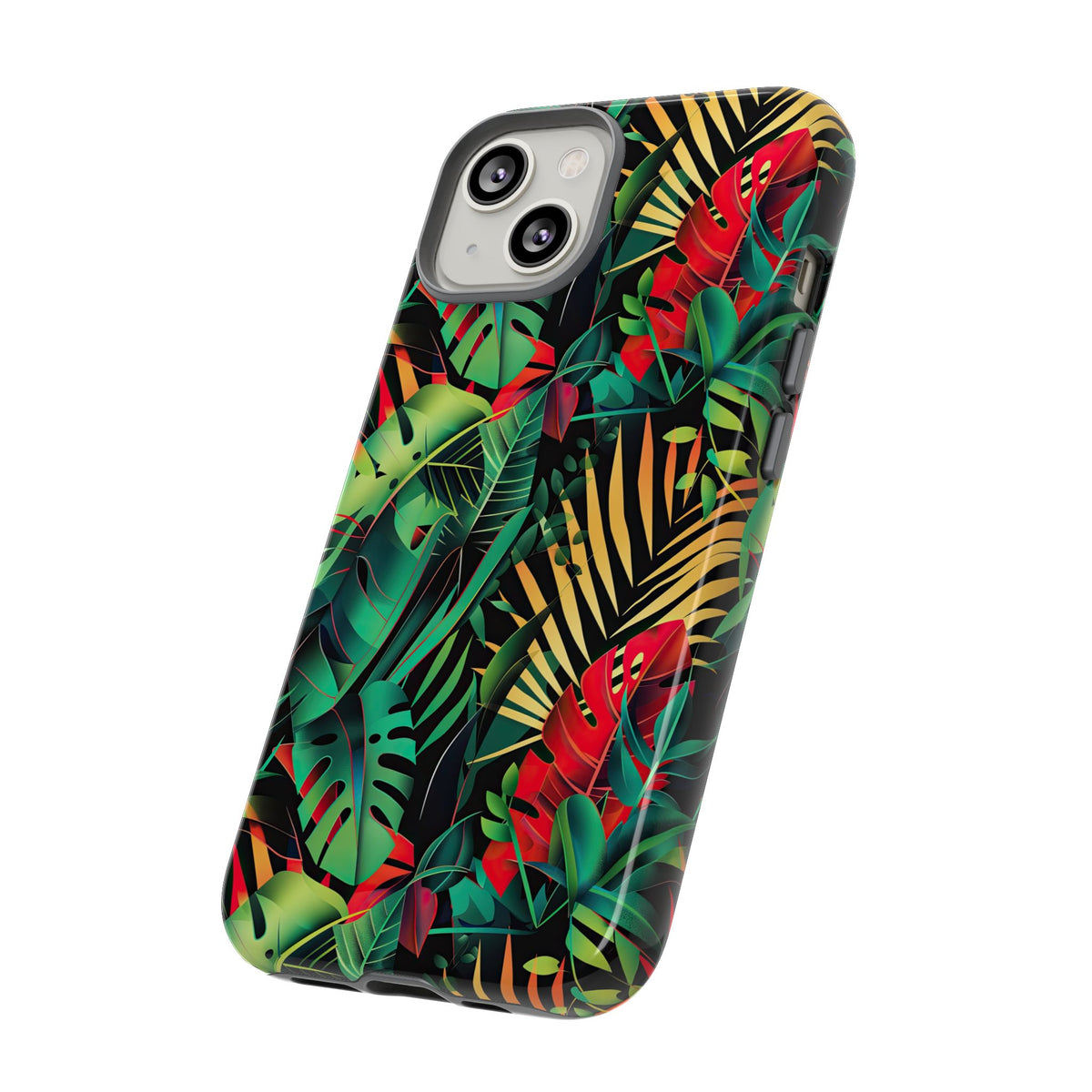 Jungle Collage Phone Case – Vibrant & Durable Nature-Inspired Protection