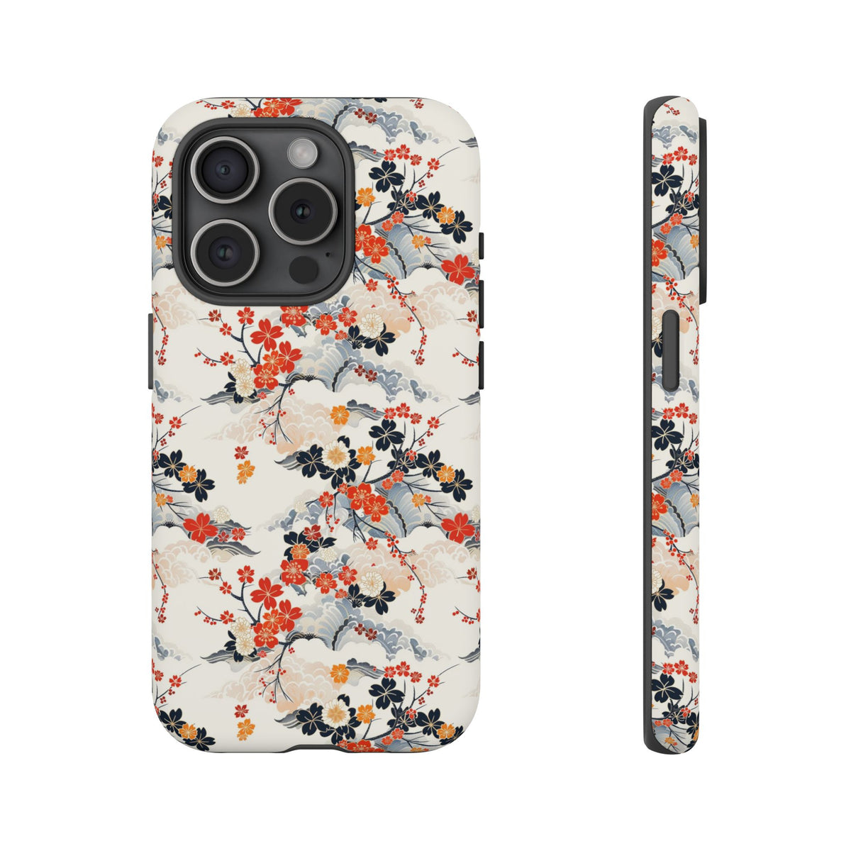 Japanese Pattern Phone Case – Elegant & Timeless Design for Your Phone 302