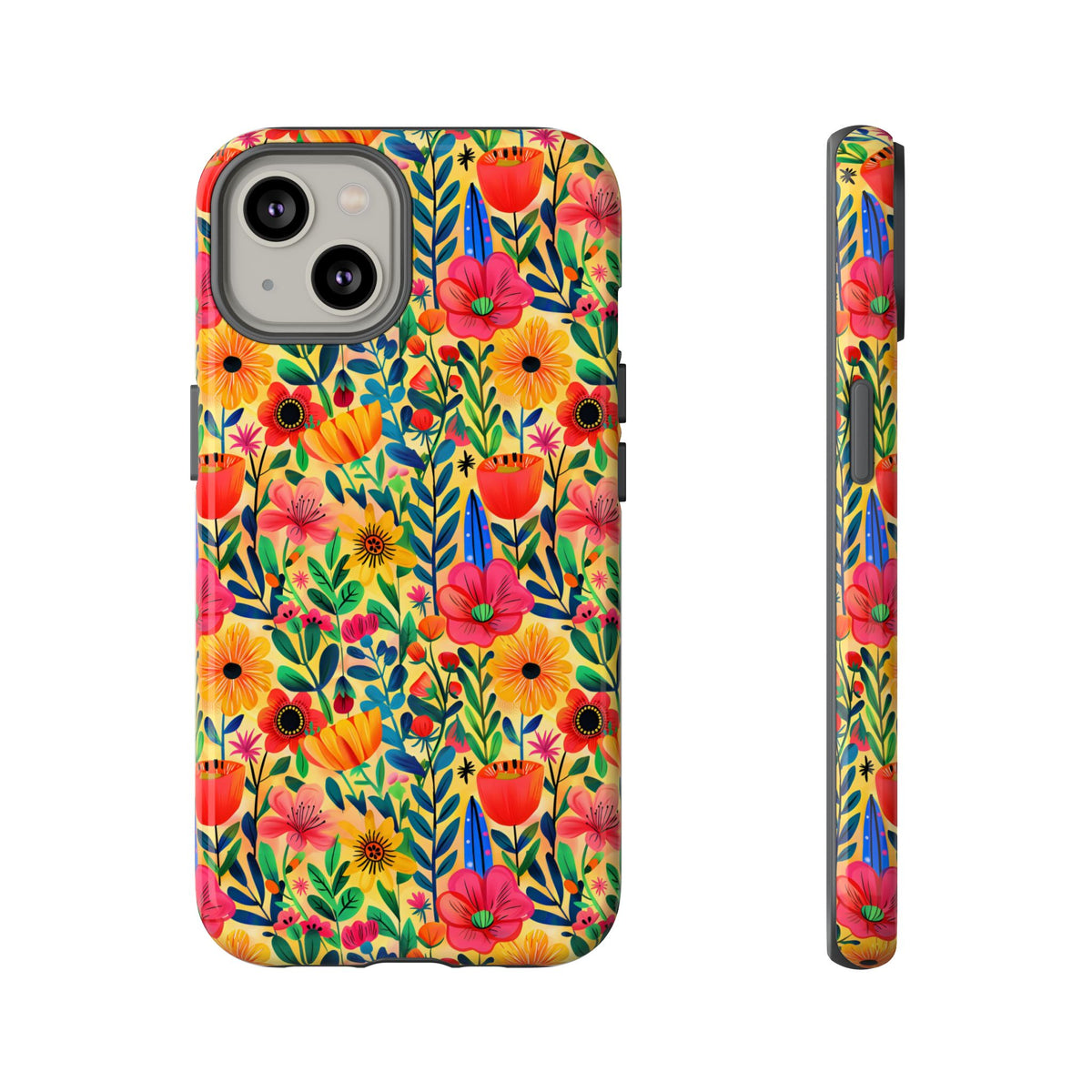 Frida Kahlo's Flower Phone Case – Artistic Elegance for Your Phone 7