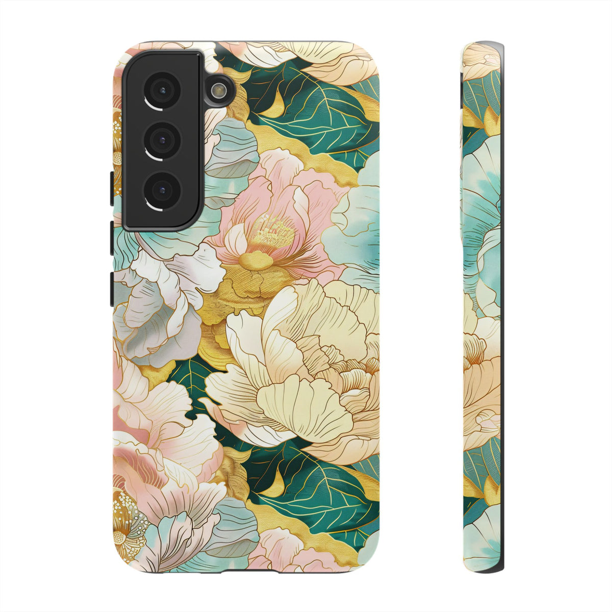 Japanese Blossom Asian Floral Design Phone Case – Elegant Floral Phone Cover