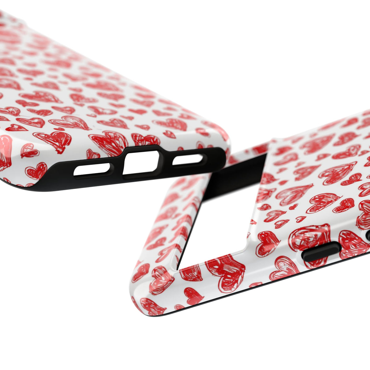 Heart Pattern Phone Case – Stylish & Loving Design for Your Device 814