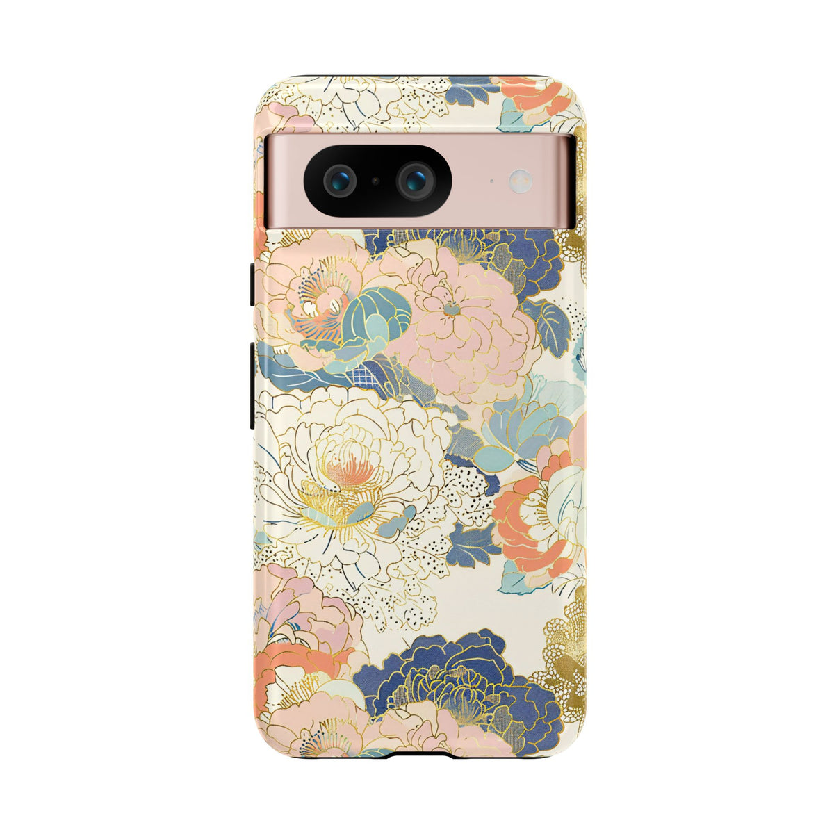 Japanese Blossom Asian Floral Design Phone Case – Elegant Floral Phone Cover 4