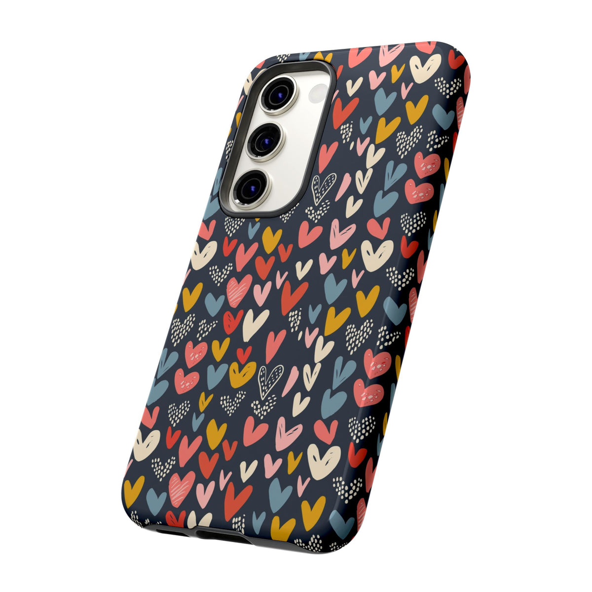 Heart Pattern Phone Case – Stylish & Loving Design for Your Device 816