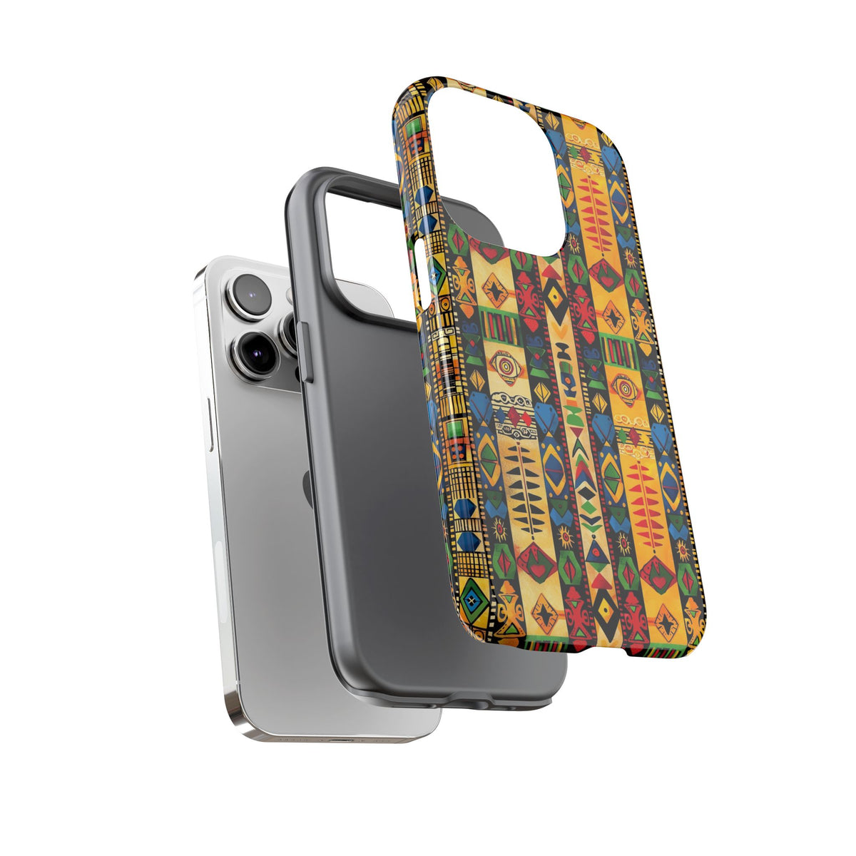 Stylish African Pattern Phone Case – Unique and Vibrant Protection 163