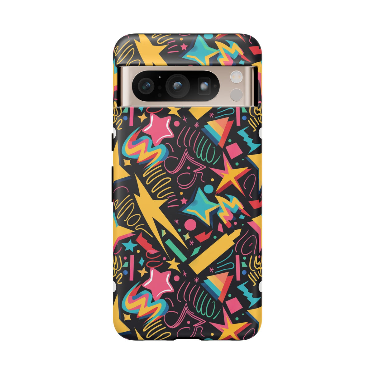 90s Themed Seamless Pattern Phone Case – Embrace Retro Style and Protection 232