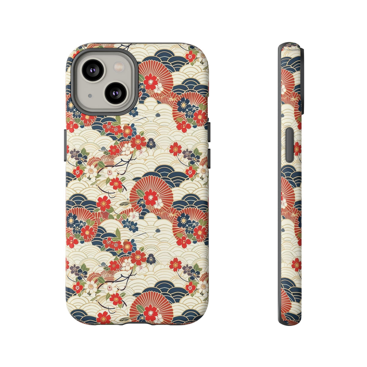 Japanese Pattern Phone Case – Elegant & Timeless Design for Your Phone 124