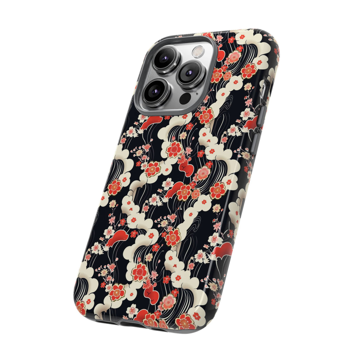 Japanese Pattern Phone Case – Elegant & Timeless Design for Your Phone 478