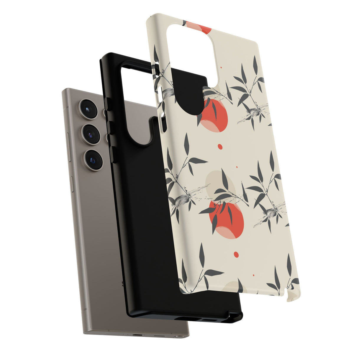 Japanese Pattern Phone Case – Elegant & Timeless Design for Your Phone 002