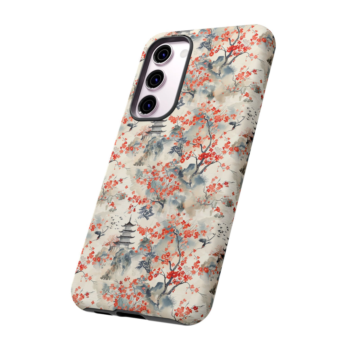 Japanese Style Pattern Phone Case - Elegant & Protective Cover