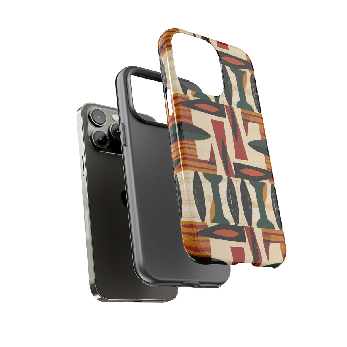 Stylish African Pattern Phone Case – Unique and Vibrant Protection 196