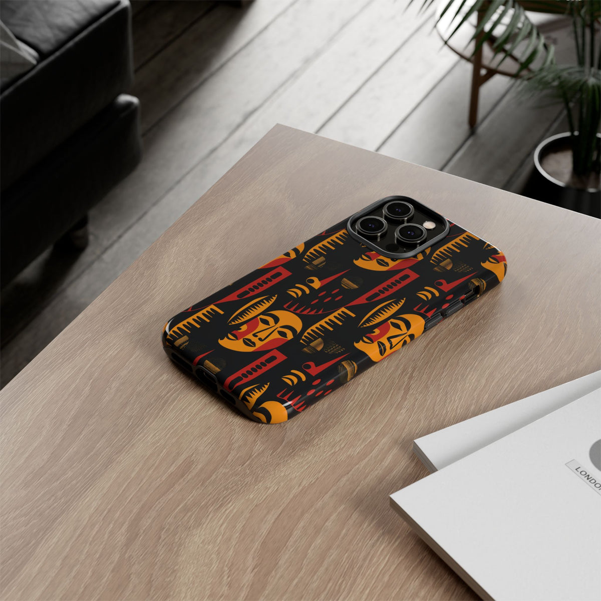 Stylish African Pattern Phone Case – Unique and Vibrant Protection 203