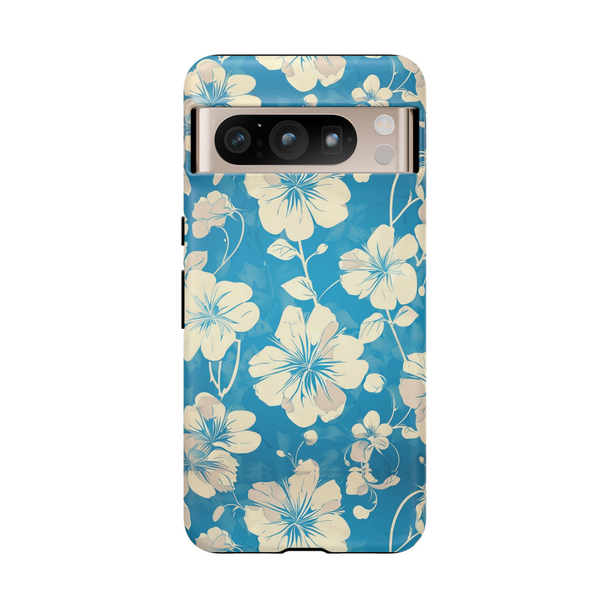 Blue Floral Seamless Pattern Phone Case